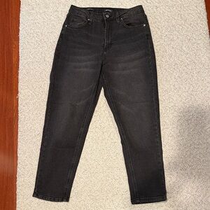 Wild Fable Women's Dark Gray/ Black Mom Jeans